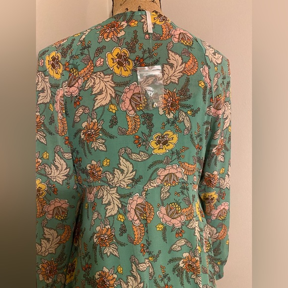 Free People Earthfolk Floral Maxi Dress in Green Combo - Picture 14 of 16